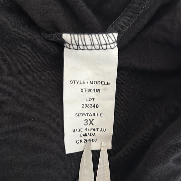 Black Wrap Dress Antistar 3X - Picture 6 of 7